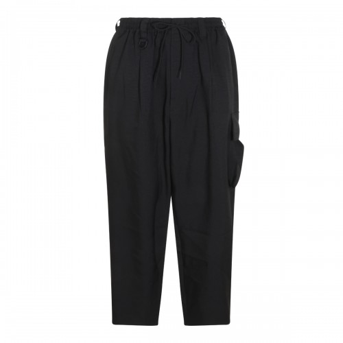 BLACK CARGO PANTS