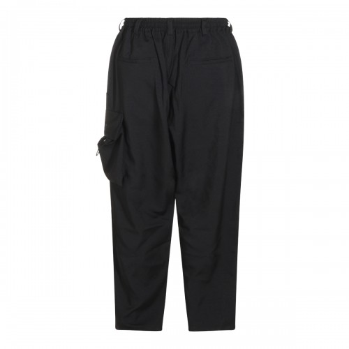BLACK CARGO PANTS 2