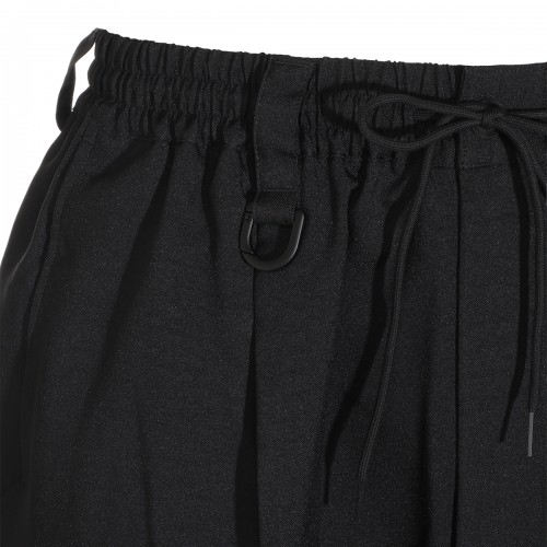 BLACK CARGO PANTS
