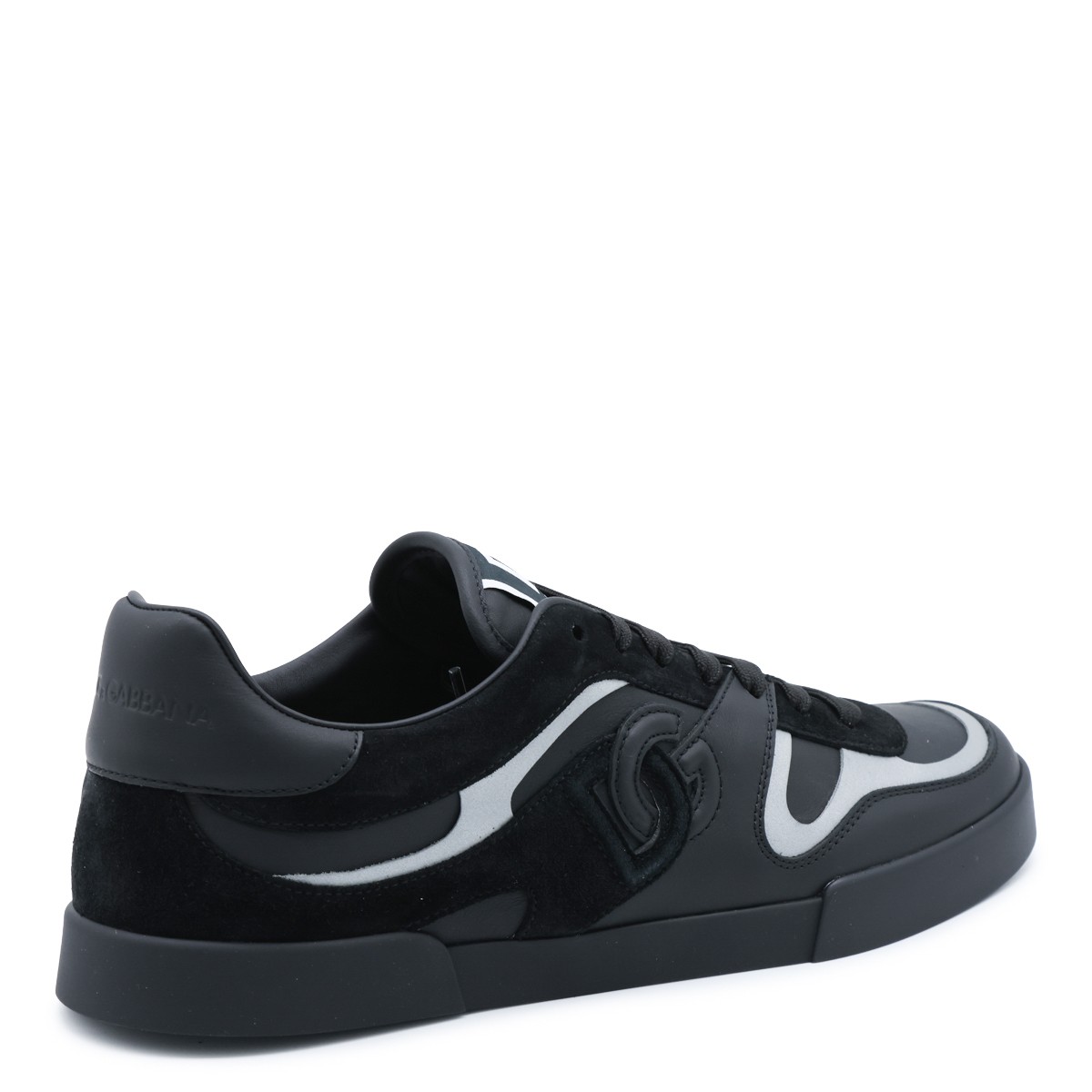 BLACK AND GREY LEATHER PORTOFINO...