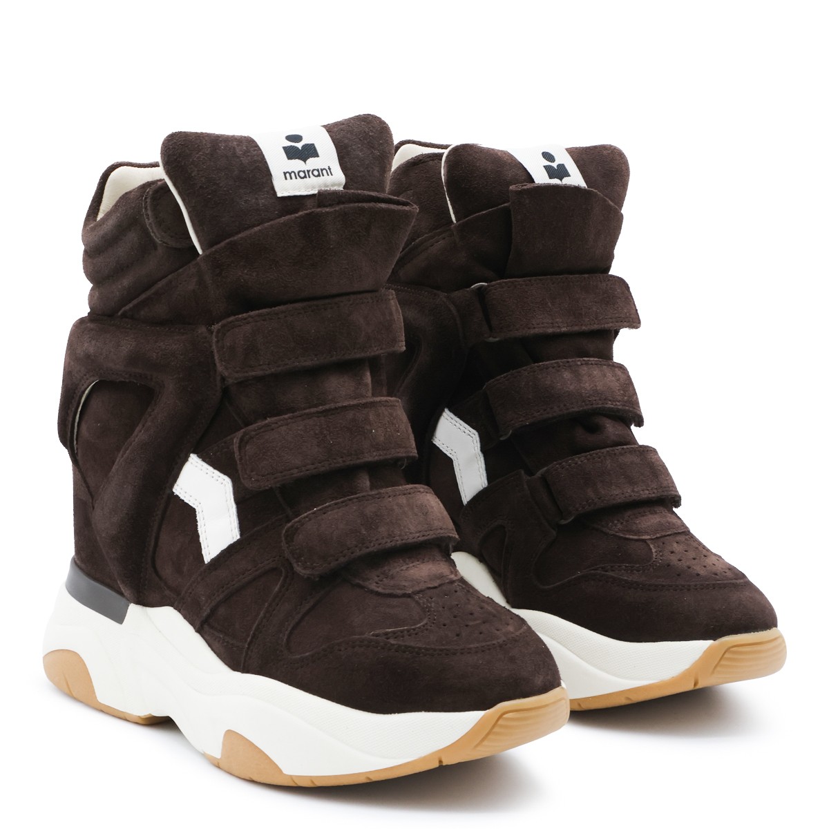 CHOCOLATE AND MILKY WHITE LEATHER...
