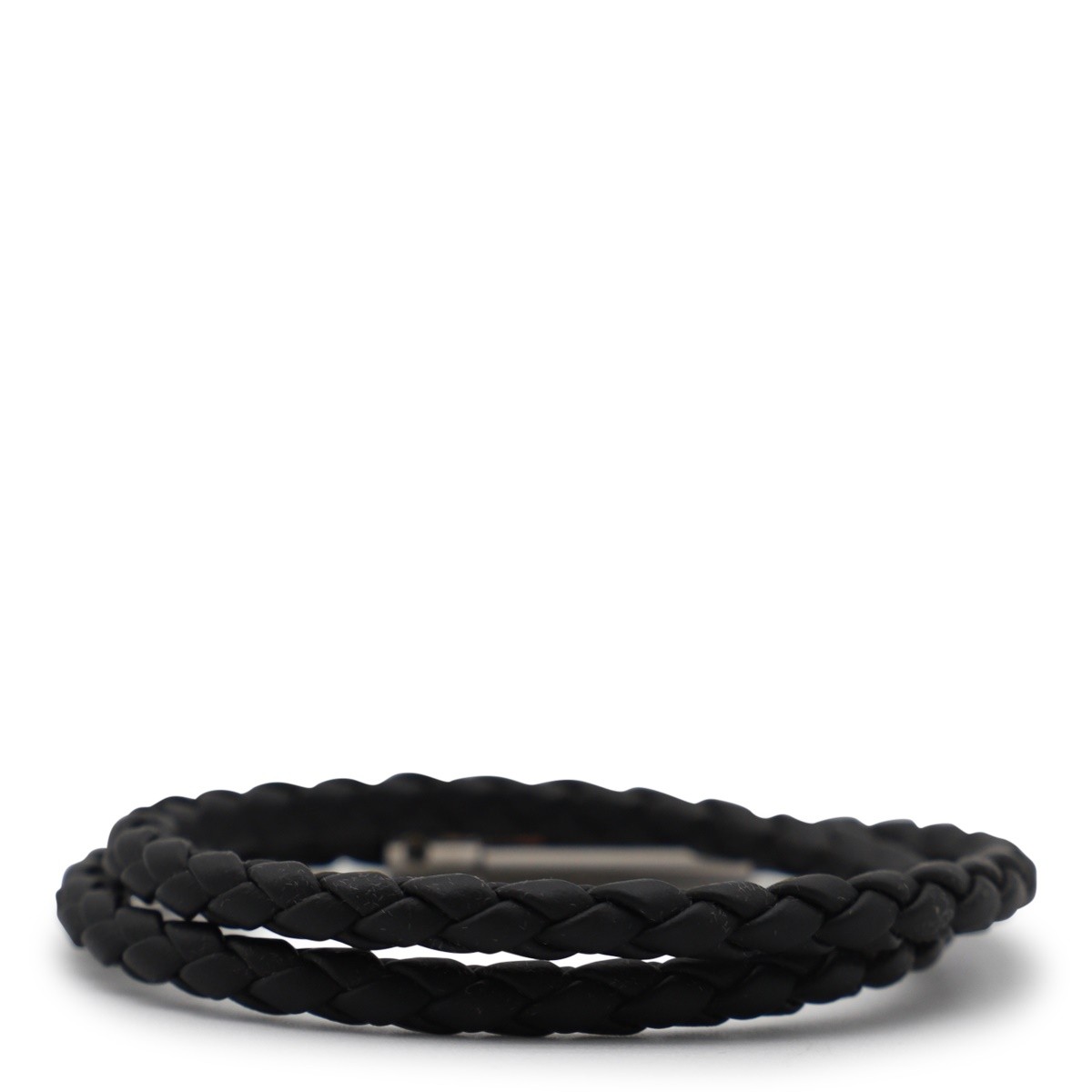 BLACK LEATHER BRACELET