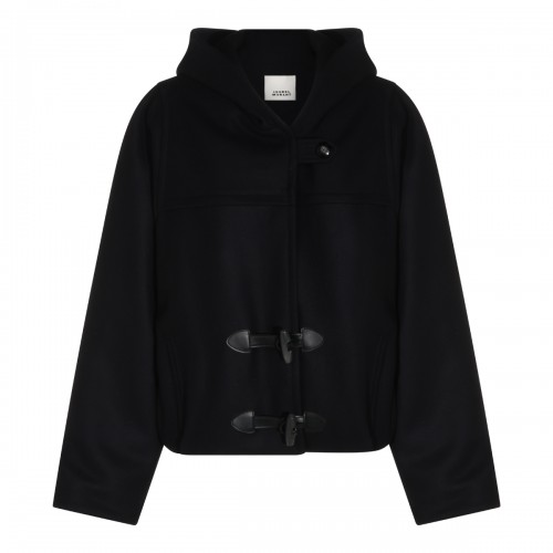DARK NAVY WOOL CASUAL JACKET