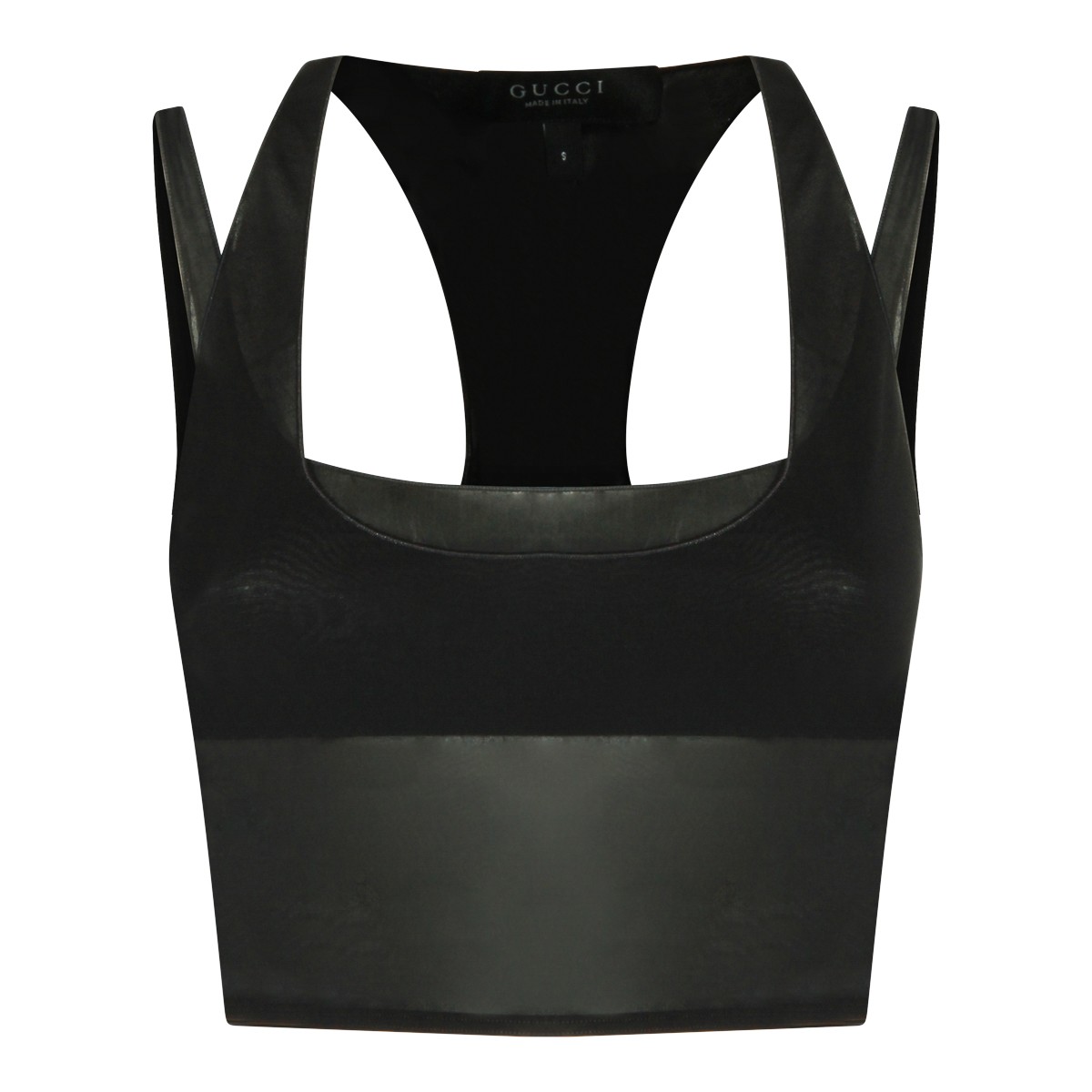 BLACK STRETCH TOP
