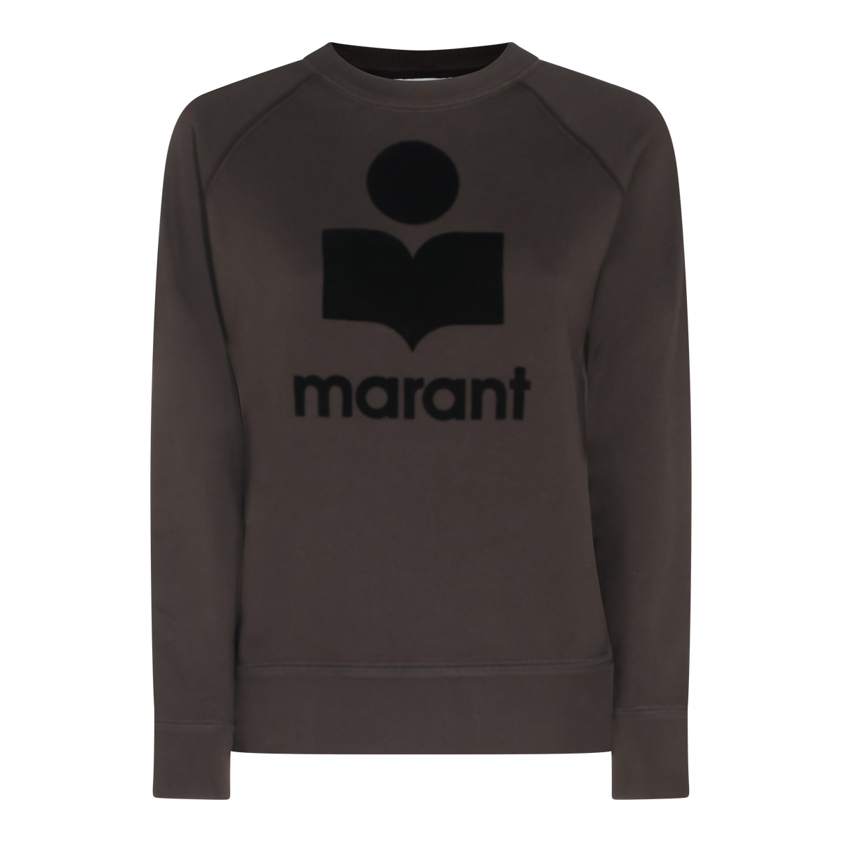 BLACK COTTON SWEATSHIRT