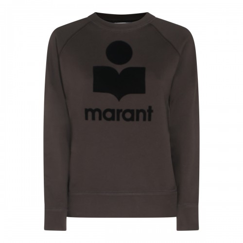 BLACK COTTON SWEATSHIRT