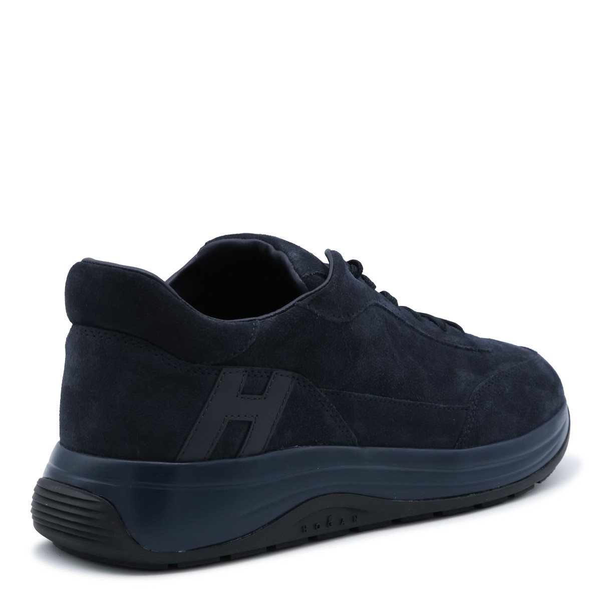 BLUE LEATHER HI-LIGHT SNEAKERS