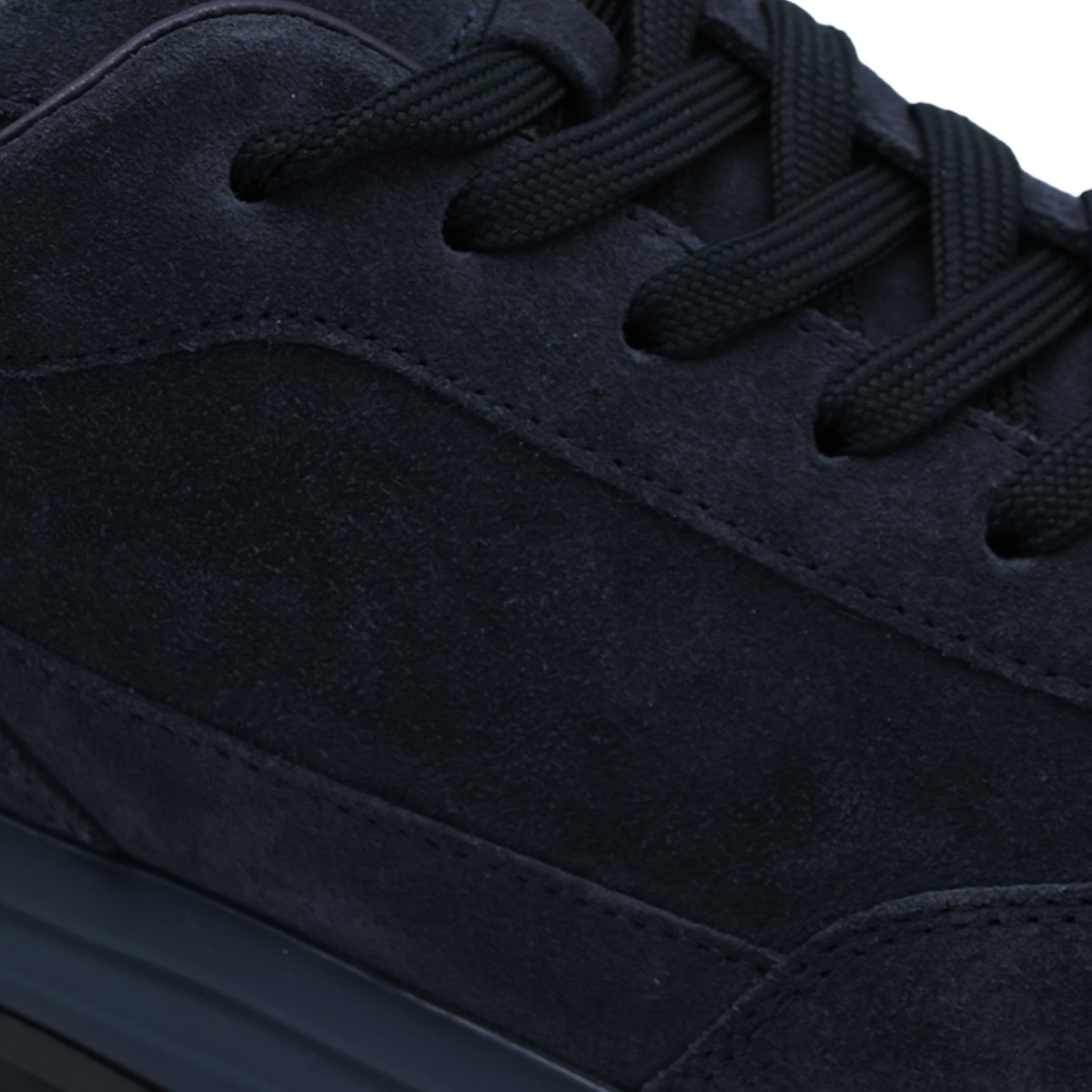 BLUE LEATHER HI-LIGHT SNEAKERS