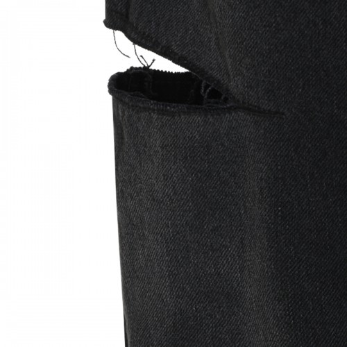 BLACK COTTON JEANS