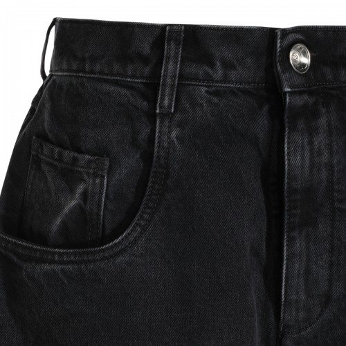BLACK COTTON JEANS