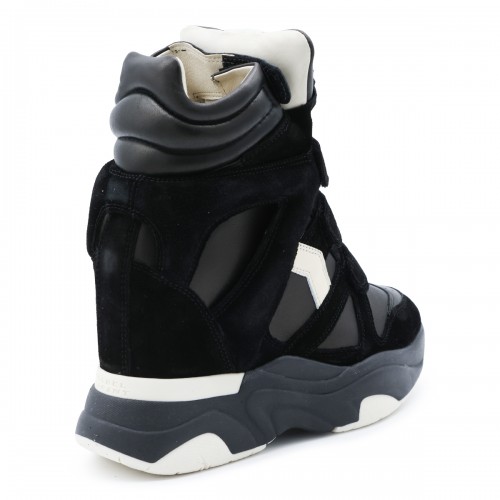BLACK LEATHER BALSKEE SNEAKERS