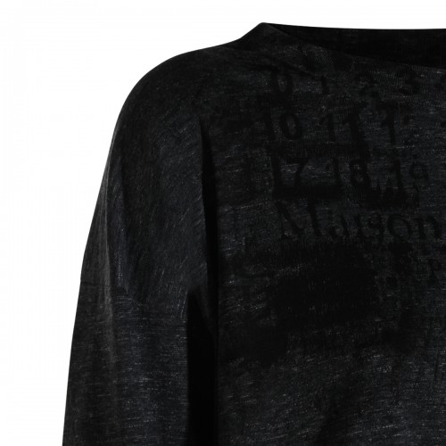 DARK GREY COTTON T-SHIRT