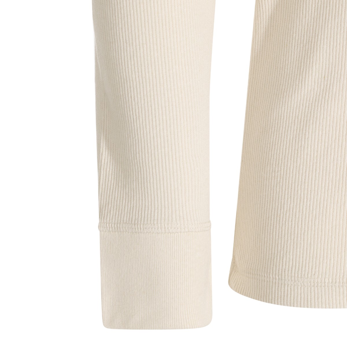 ENOKI COTTON AND LINEN BLEND HENLEY...