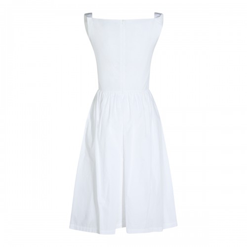 WHITE COTTON SUNDAY DRESS 2