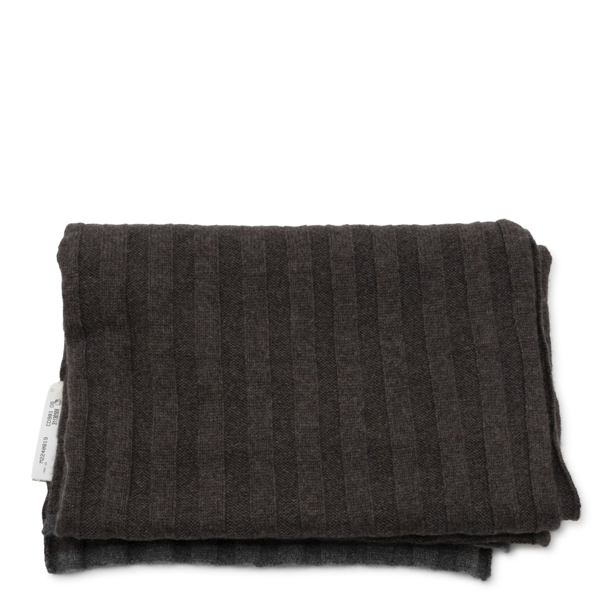 BROWN WOOL SCARF