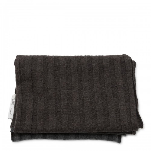 BROWN WOOL SCARF
