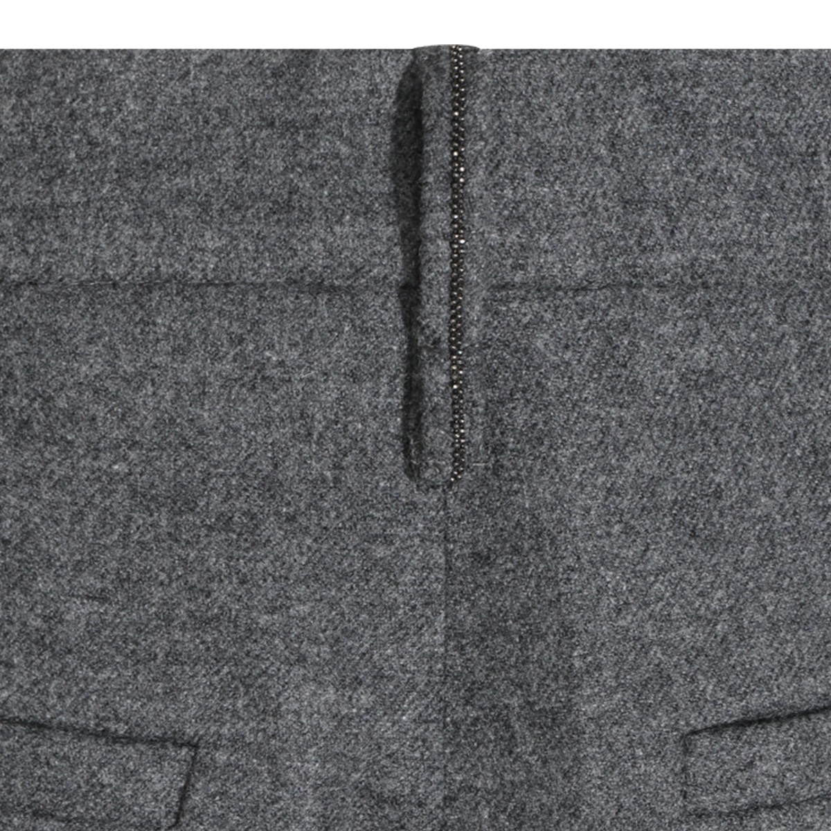 GREY VIRGIN WOOL PANTS