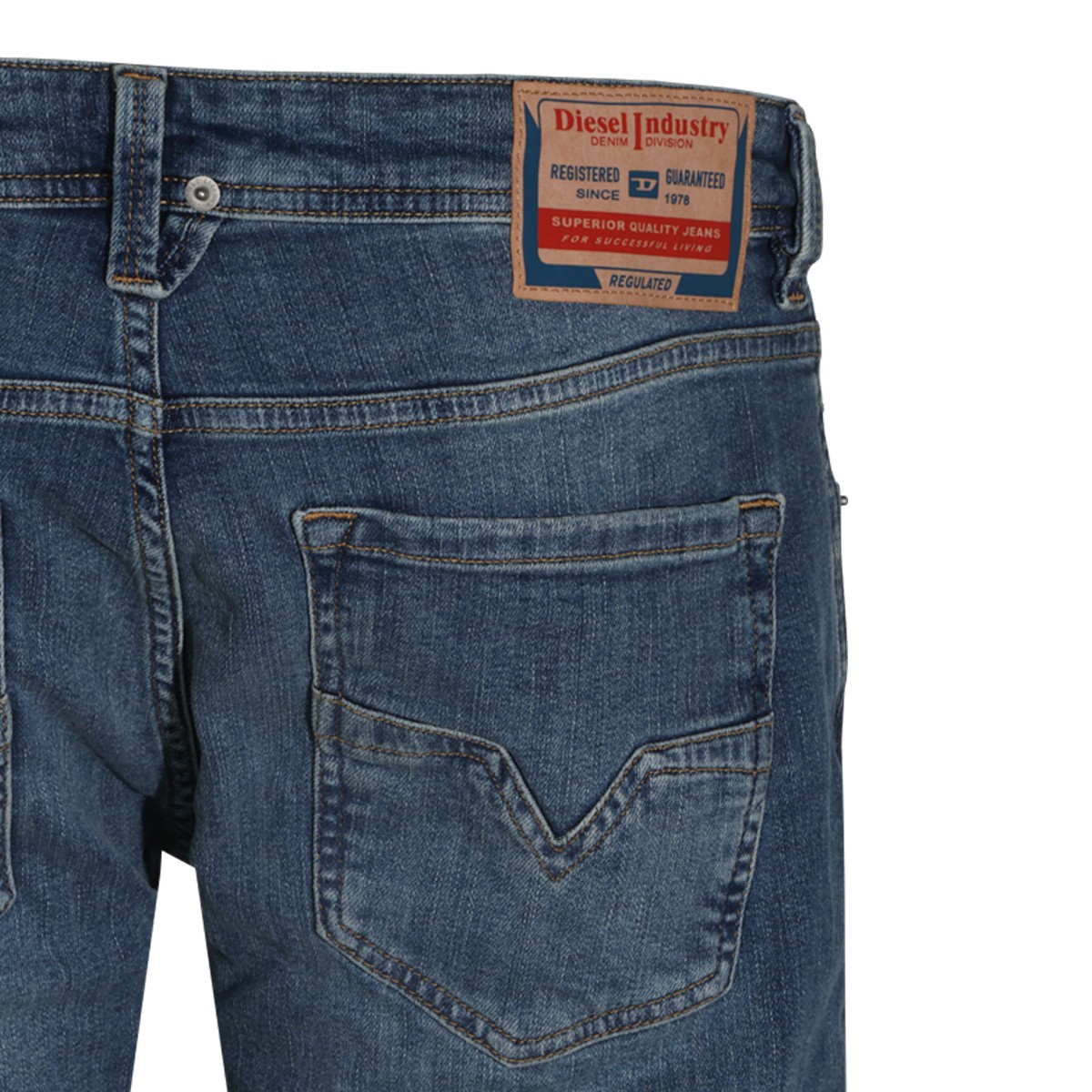 MID BLUE DENIM 1985 LARKEE JEANS