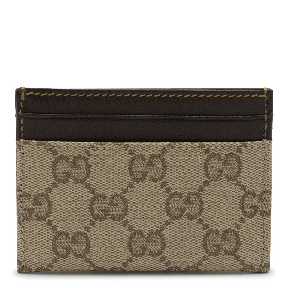 BEIGE EBONY ESSENCE CLASSIC CARD HOLDER