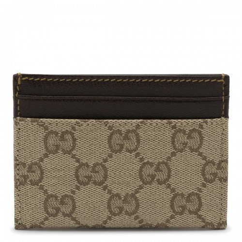 BEIGE EBONY ESSENCE CLASSIC CARD HOLDER