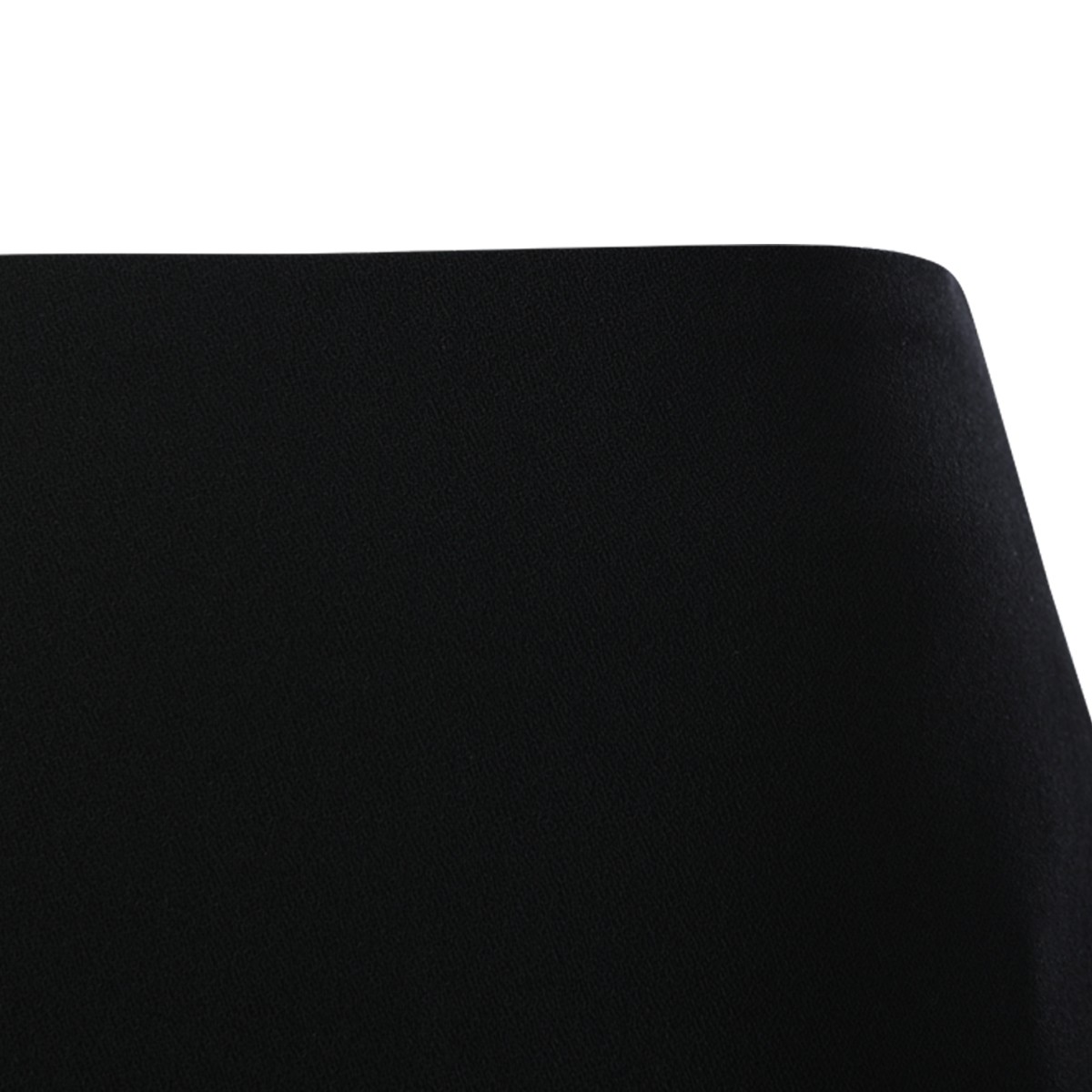 BLACK VIRGIN WOOL SKIRT