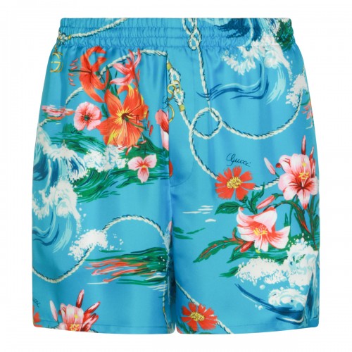 MULTICOLOR FLUID SHORTS
