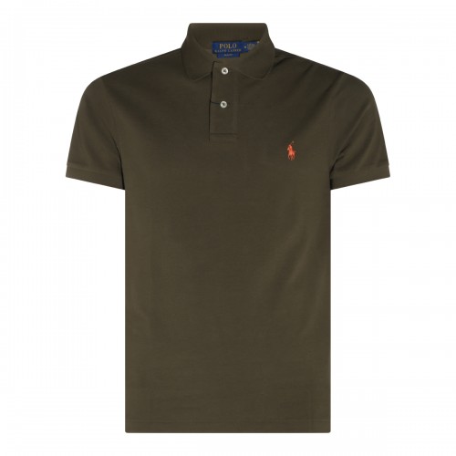 CANOPY OLIVE COTTON POLO SHIRT