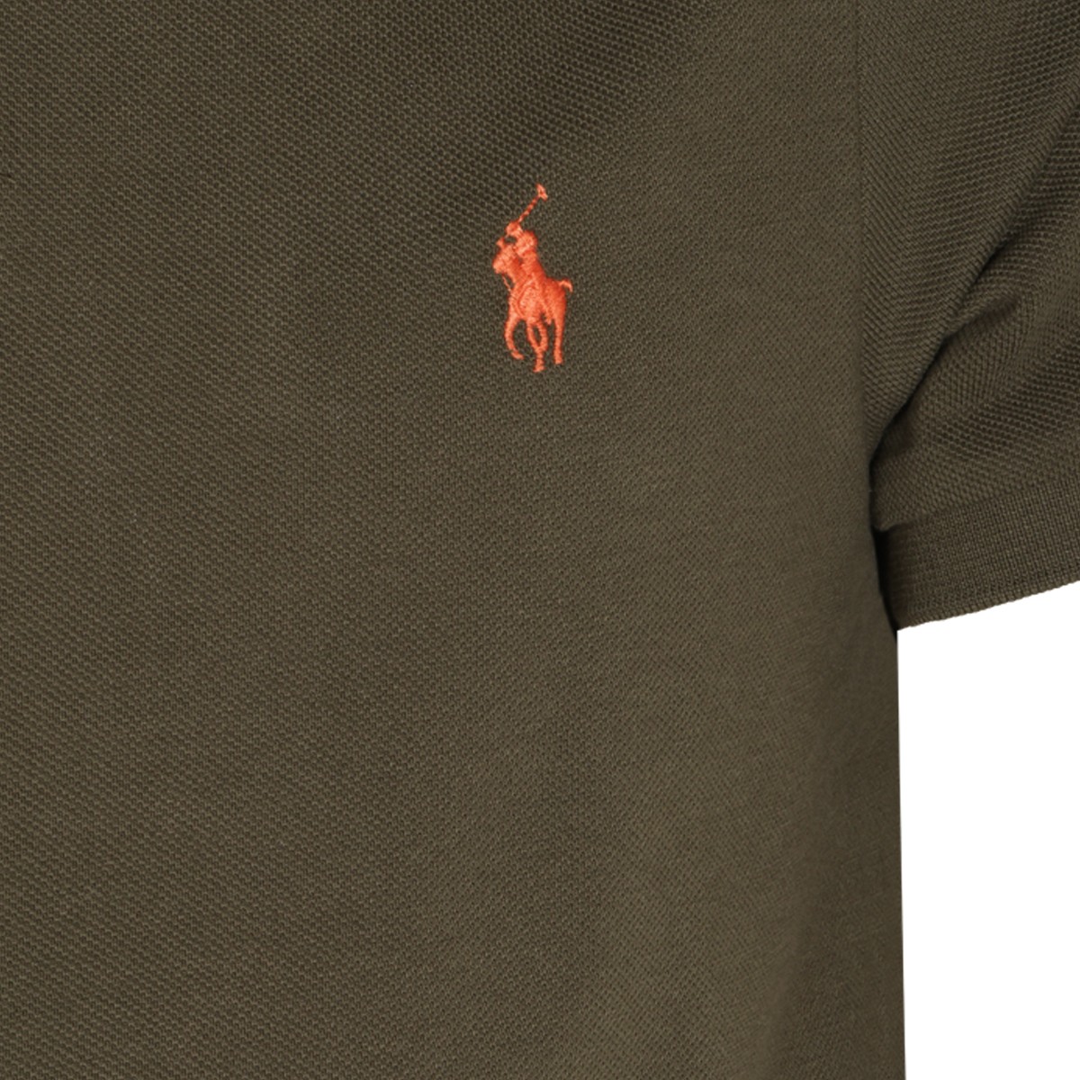 CANOPY OLIVE COTTON POLO SHIRT