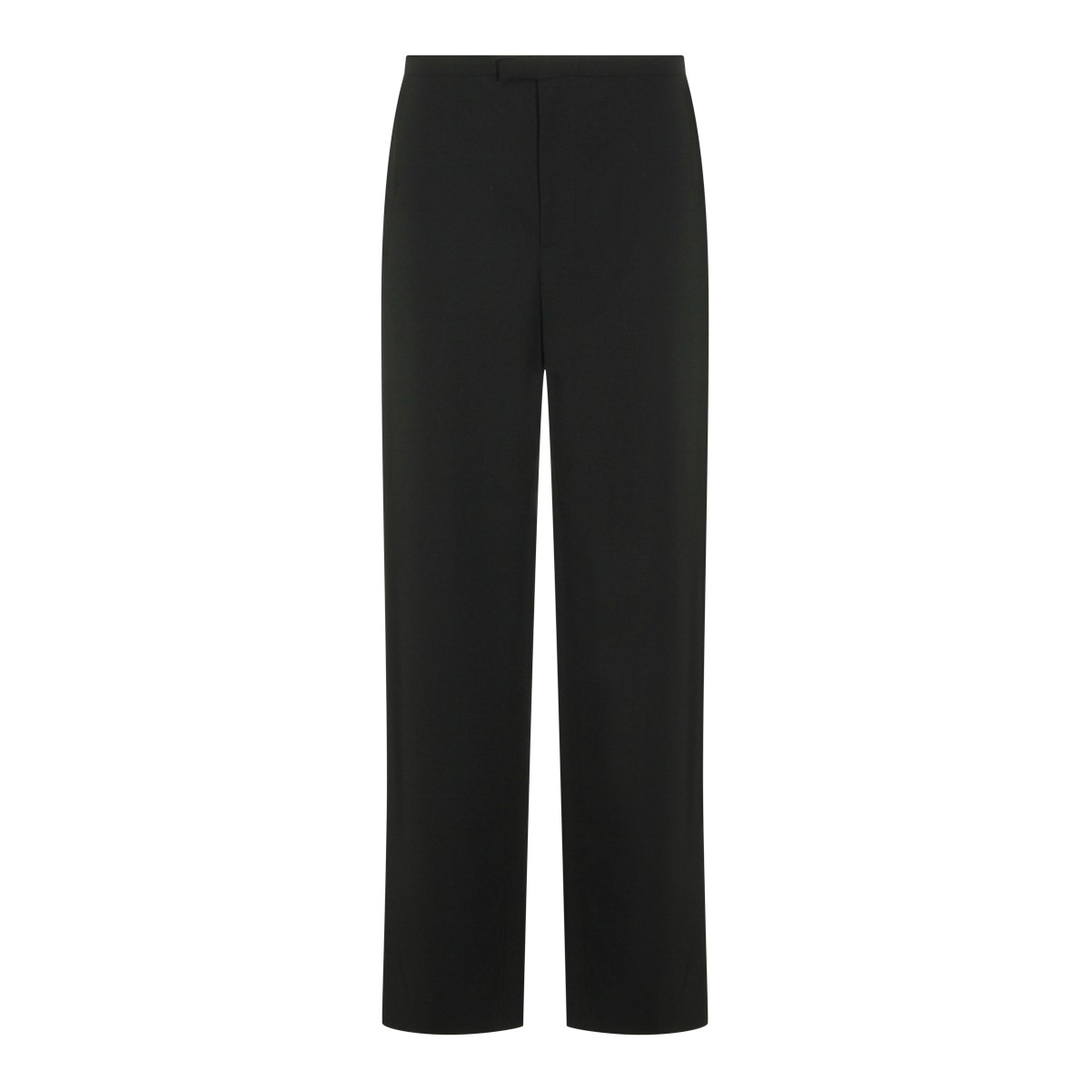 BLACK WOOL PANTS