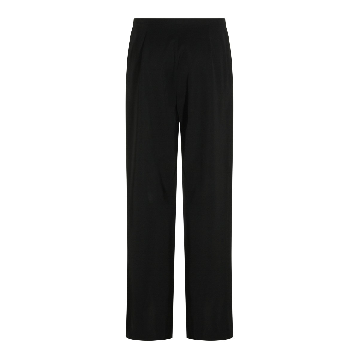 BLACK WOOL PANTS