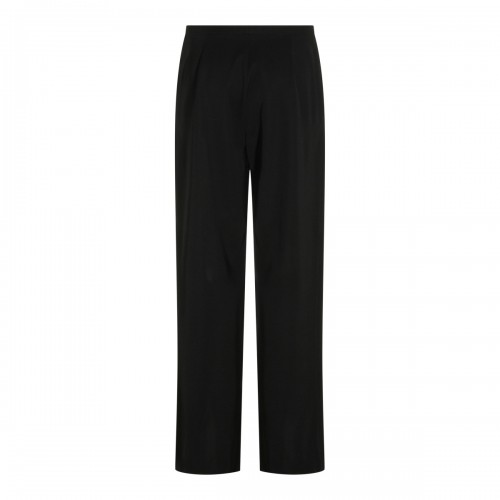 BLACK WOOL PANTS