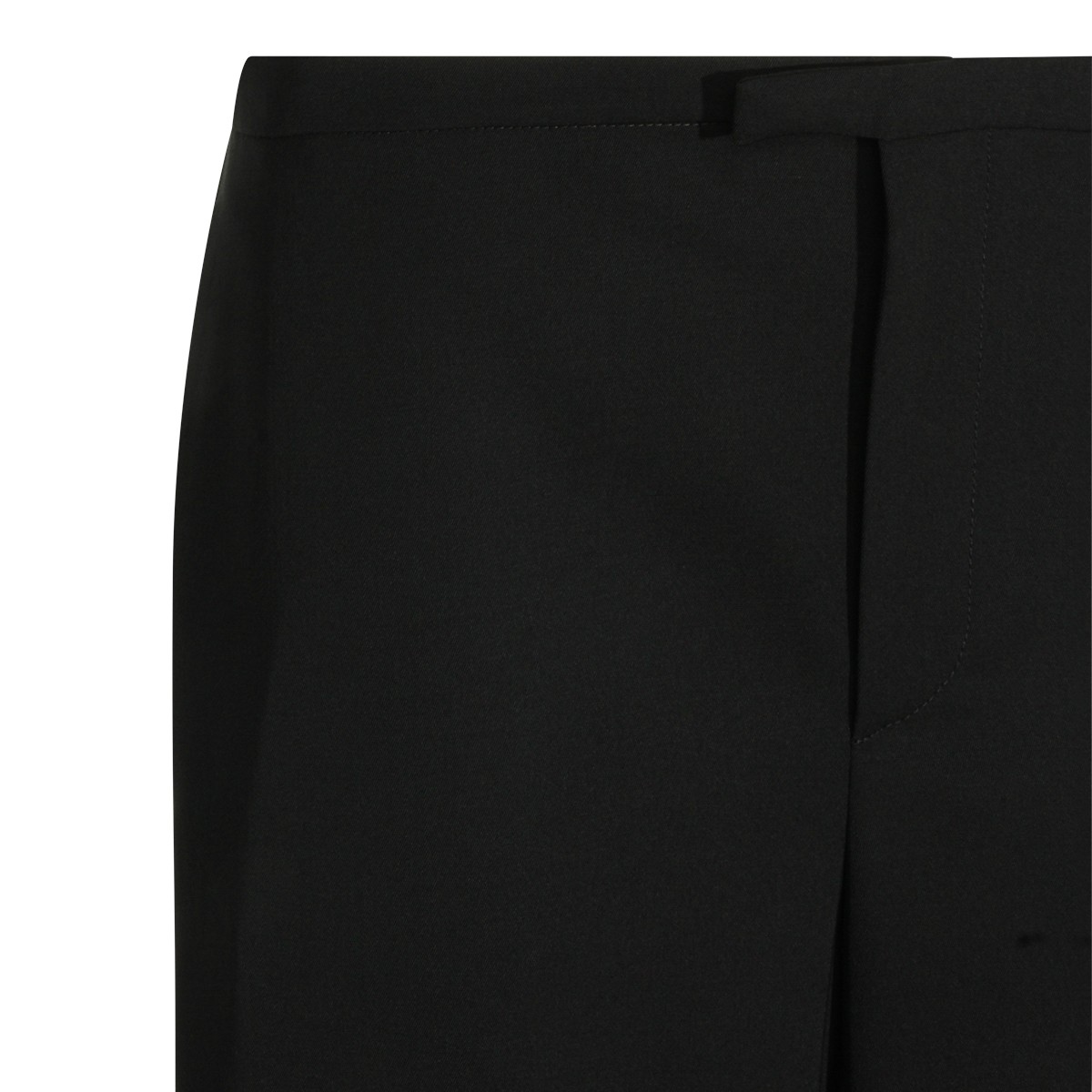 BLACK WOOL PANTS