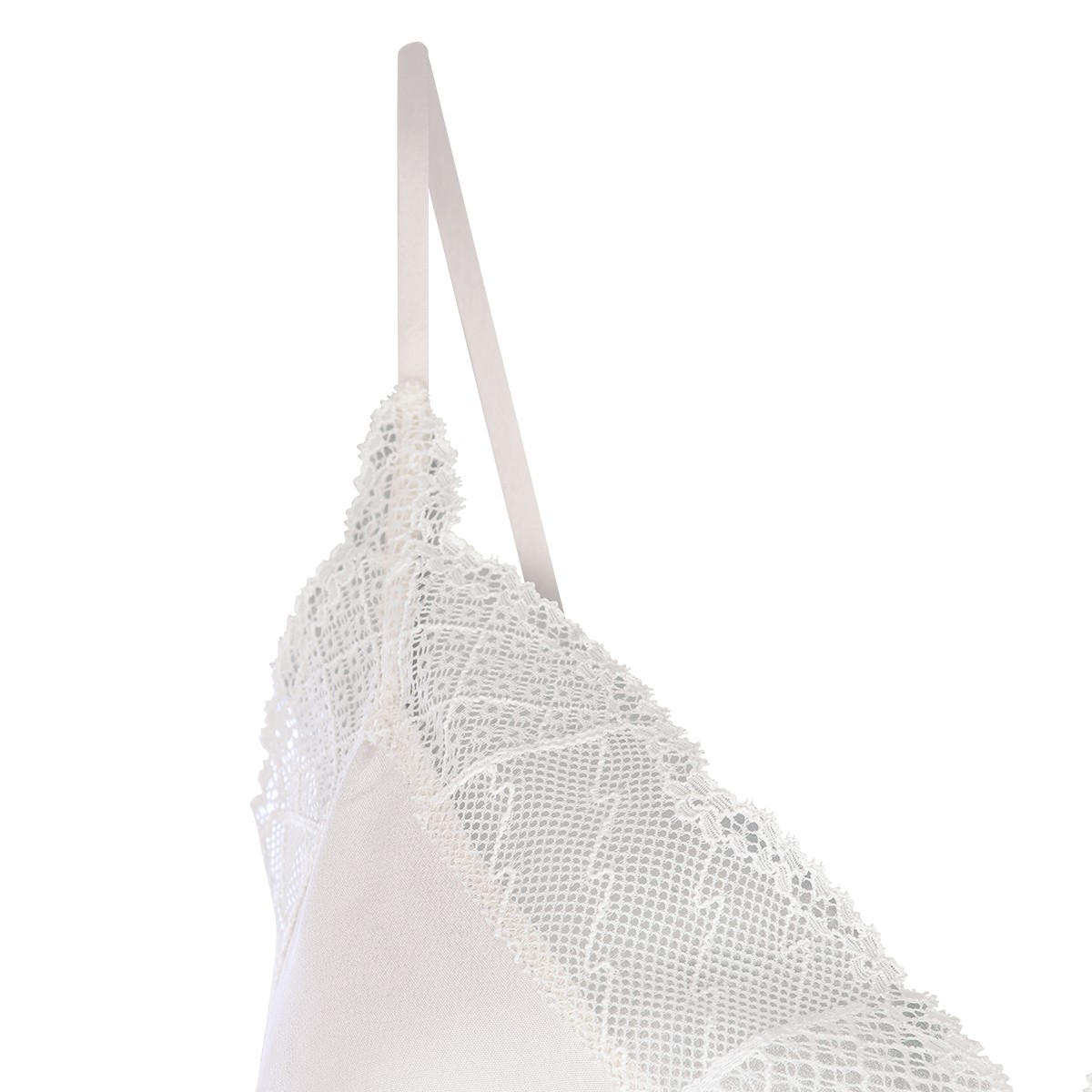 WHITE SILK TOP