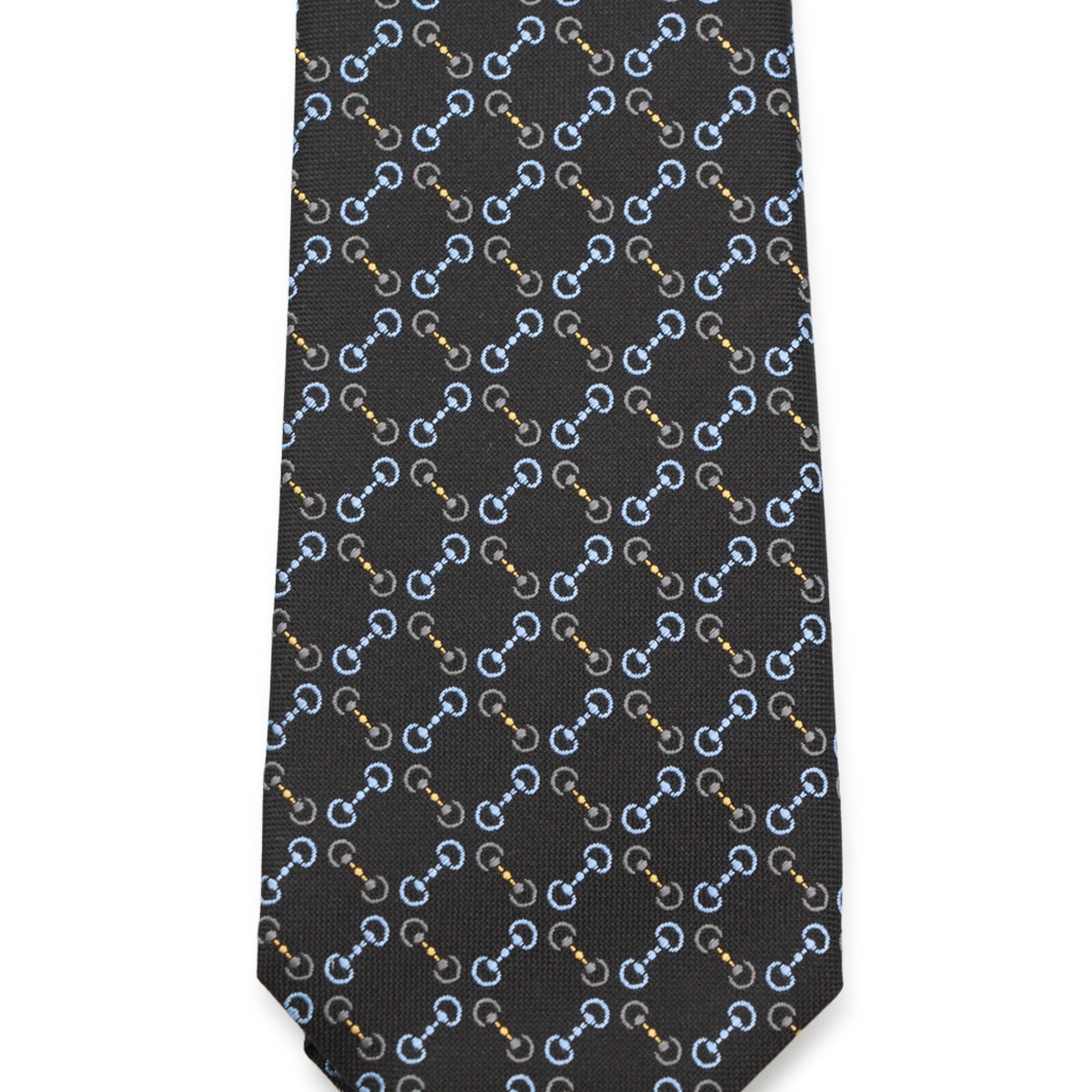 BLACK SILK GG TIE