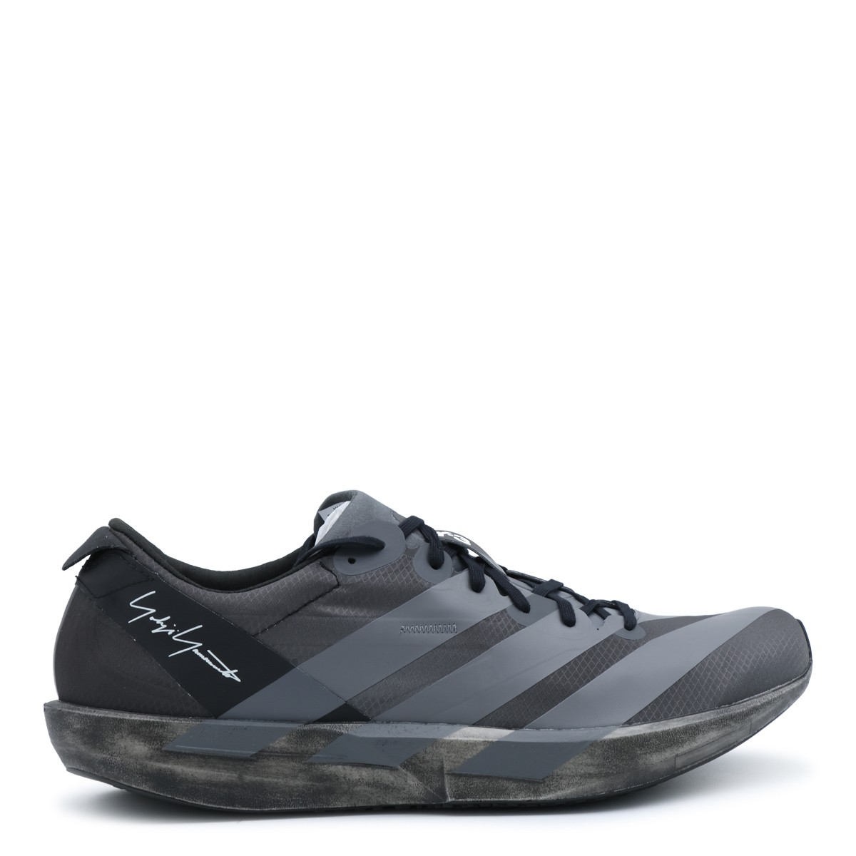 BLACK AND GREY ADIOS 9 SNEAKERS