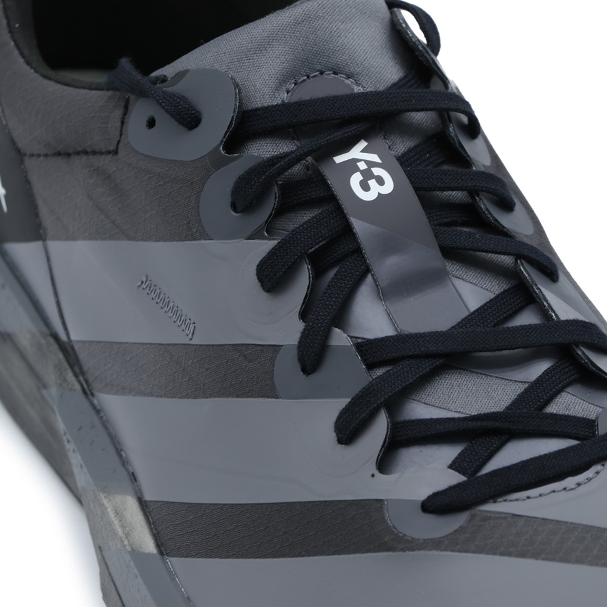 BLACK AND GREY ADIOS 9 SNEAKERS