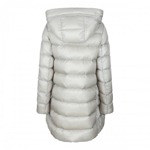 BEIGE PUFFER SUYENNE LONG PARKA DOWN JACKET