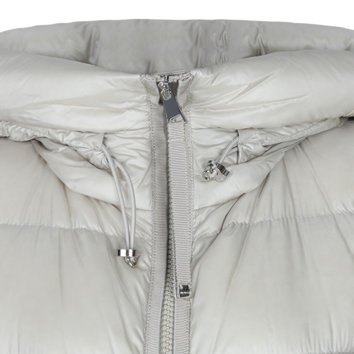 BEIGE PUFFER SUYENNE LONG PARKA DOWN...