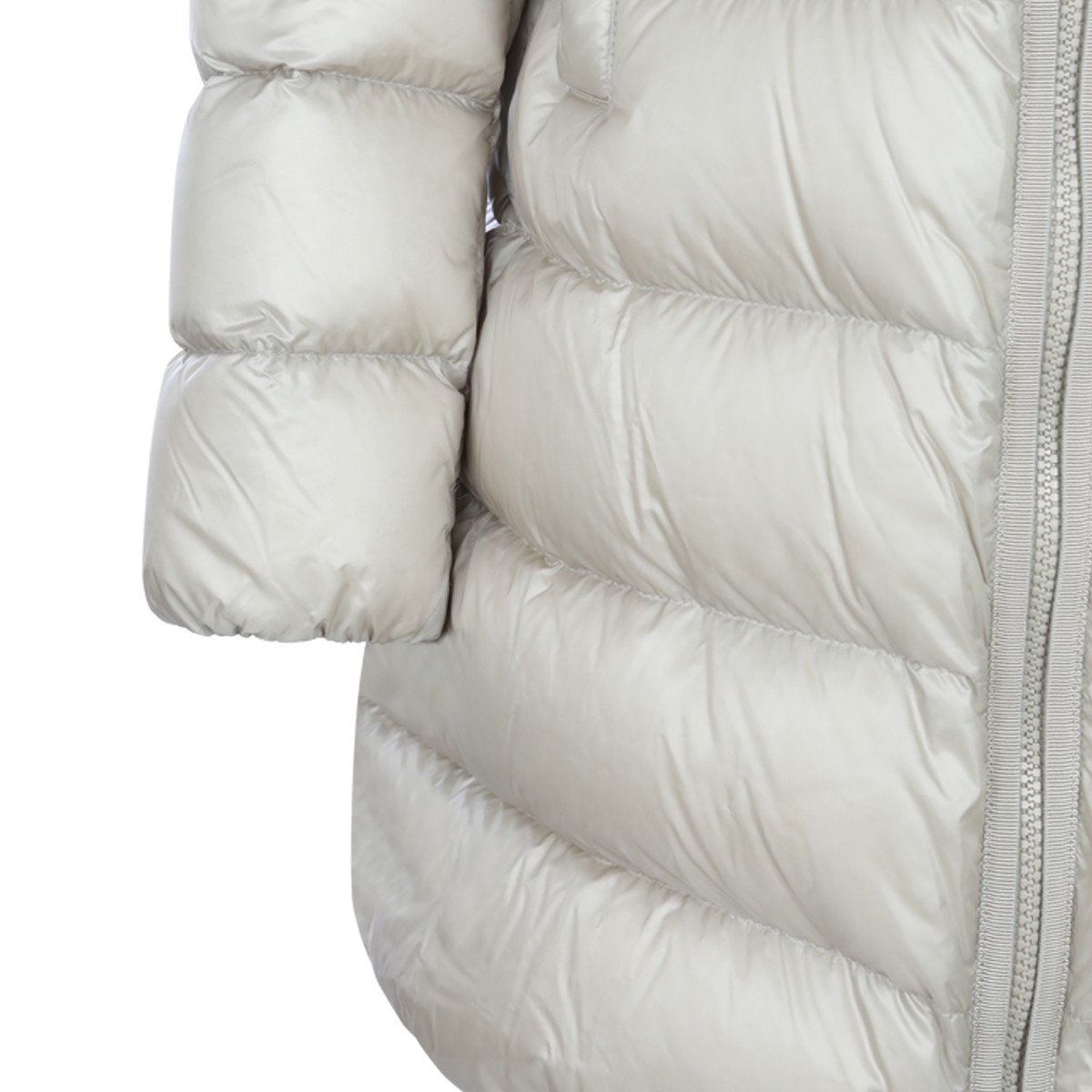 BEIGE PUFFER SUYENNE LONG PARKA DOWN...