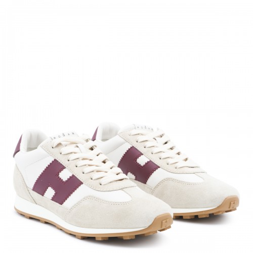 IVORY AND BORDEAUX LEATHER... 2