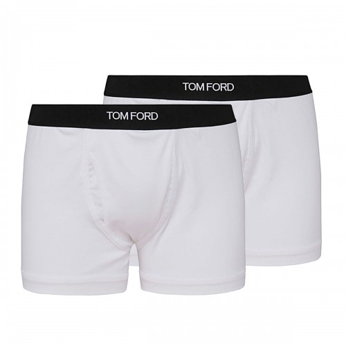 WHITE COTTON BLEND TWO-PACK...