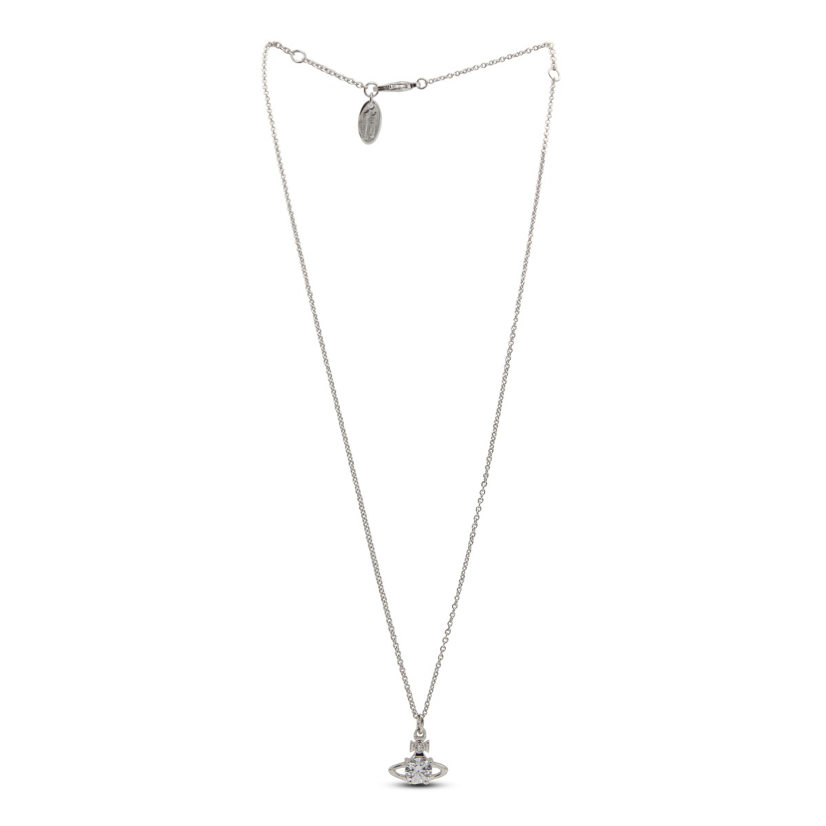 SILVER METAL NECKLACE
