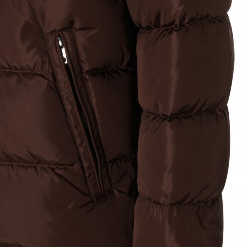 CHOCOLATE PUFFER MAYA DOWN JACKET