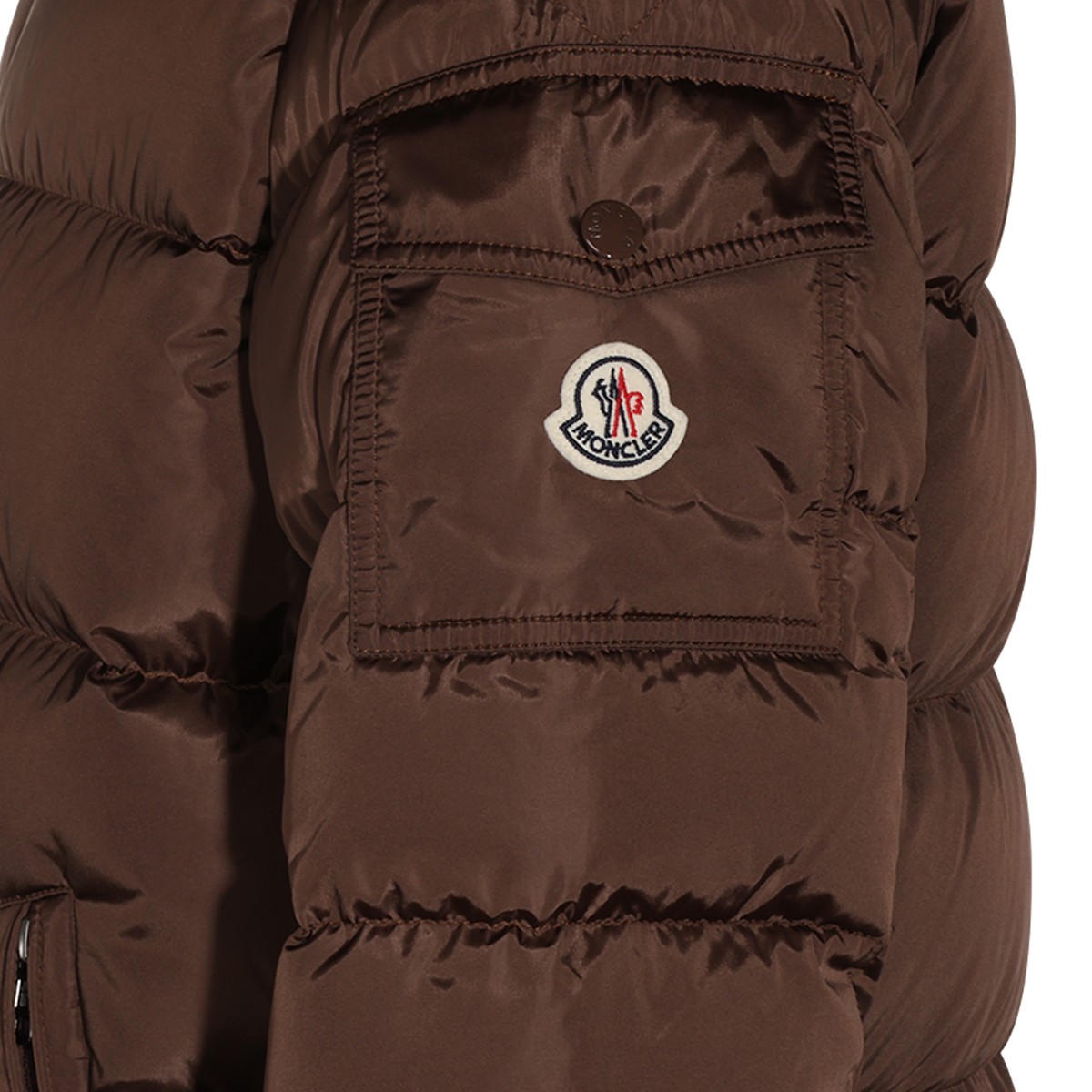 CHOCOLATE PUFFER MAYA DOWN JACKET