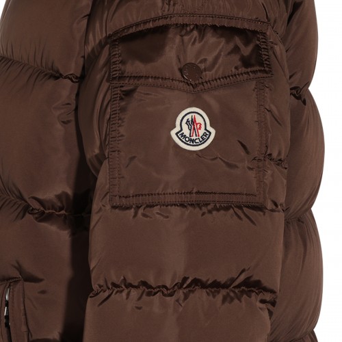 CHOCOLATE PUFFER MAYA DOWN JACKET