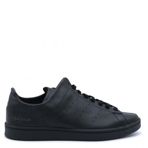 BLACK LEATHER DIAGONAL STAN SMITH SNEAKERS