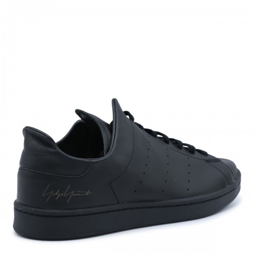 BLACK LEATHER DIAGONAL STAN SMITH SNEAKERS