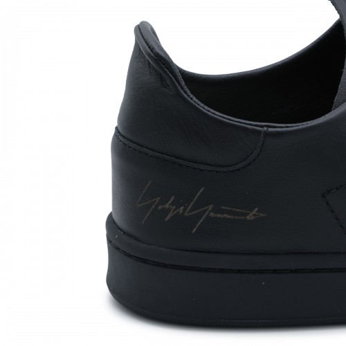BLACK LEATHER DIAGONAL STAN SMITH SNEAKERS