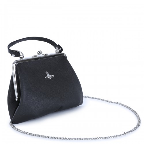 BLACK LEATHER GRANNY FRAME... 2
