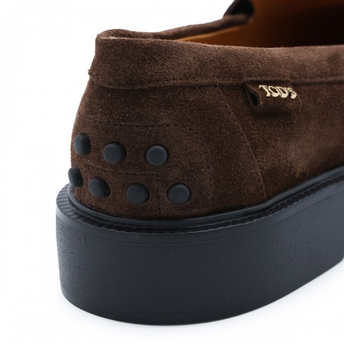 DEEP BROWN SUEDE LOAFER